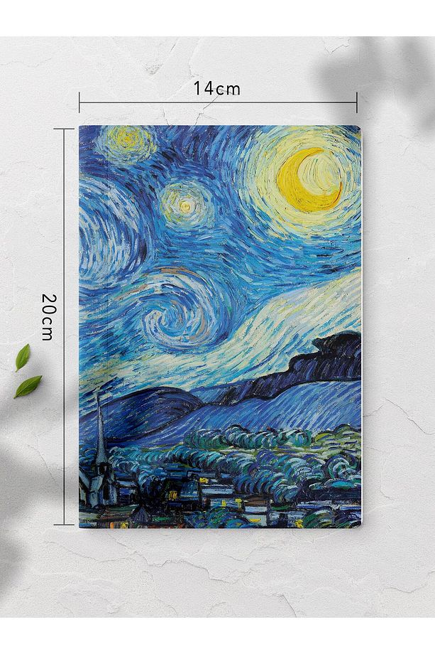 Çizgisiz Defter, Modern Sanat Temalı Notebook 4 Adet, Not Defteri, 64 Sayfa 14*21cm - 5
