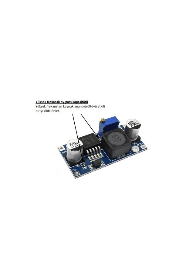 Mini Ayarlanabilir 3A  Dc-dc Voltaj Düşürücü Step Down Modülü  LM2596 - 5