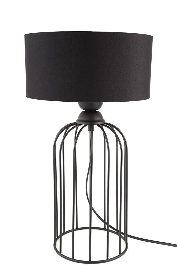 Black Theme Table Lamp - Stylish Hat - 2