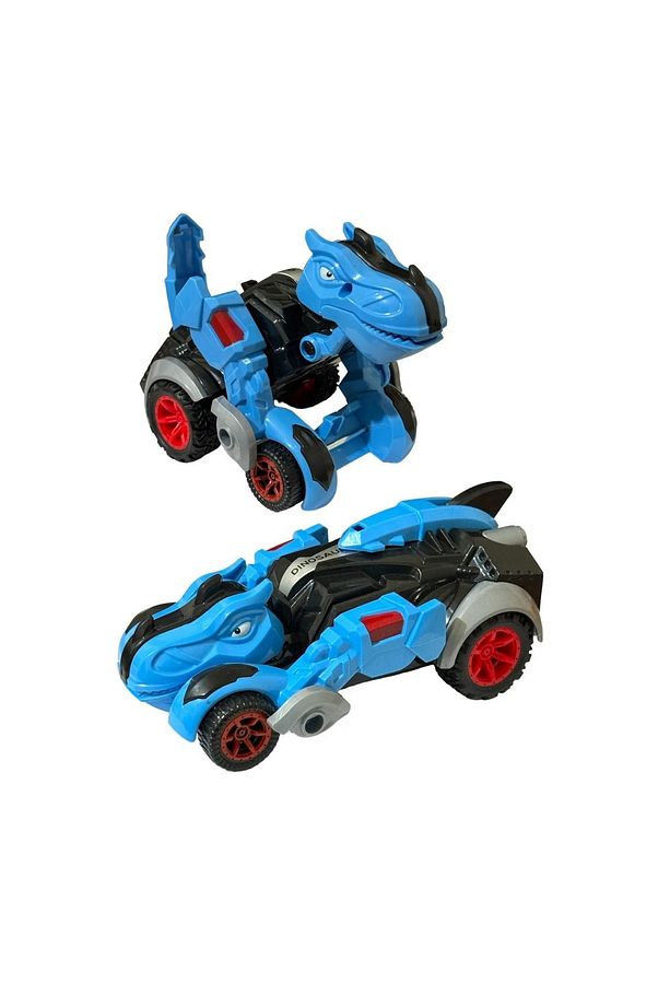Dinozora Dönüşen Oyuncak Robot Araba Dönüşebilen Araç - 1