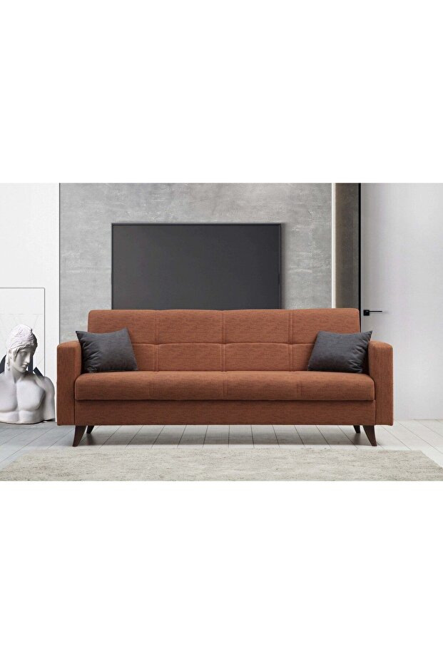 Polya Üçlü Koltuk-kiremit 95 - 2