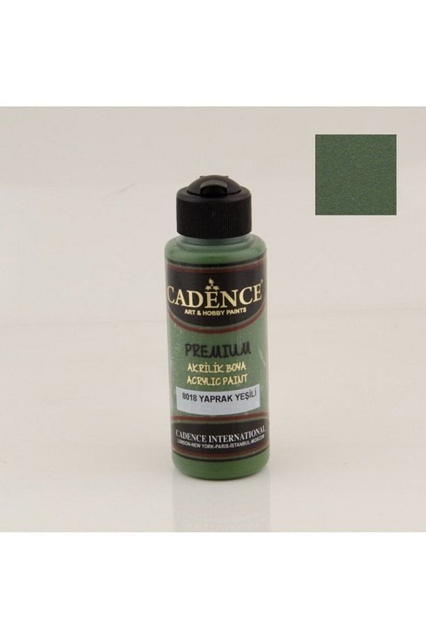 Akrilik Boya 8018 Yaprak Yeşili Ahşap Boyası 120ml - 1