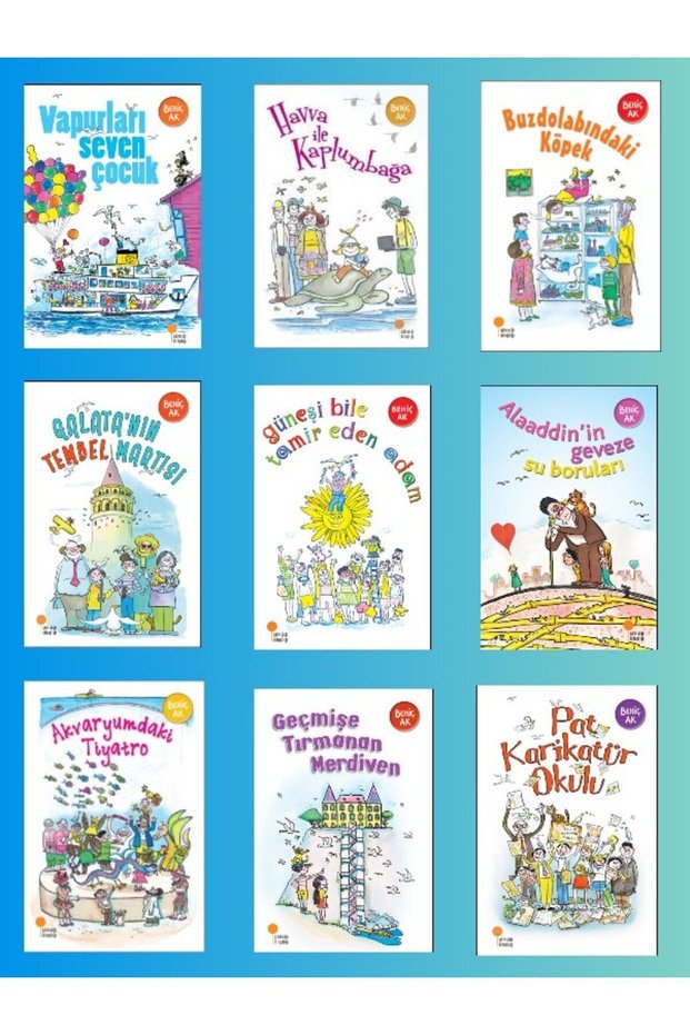 Pat Karikatür Okulu - Kedilerin Kaybolma Mevsimi 9 Behiç Ak Reading Set