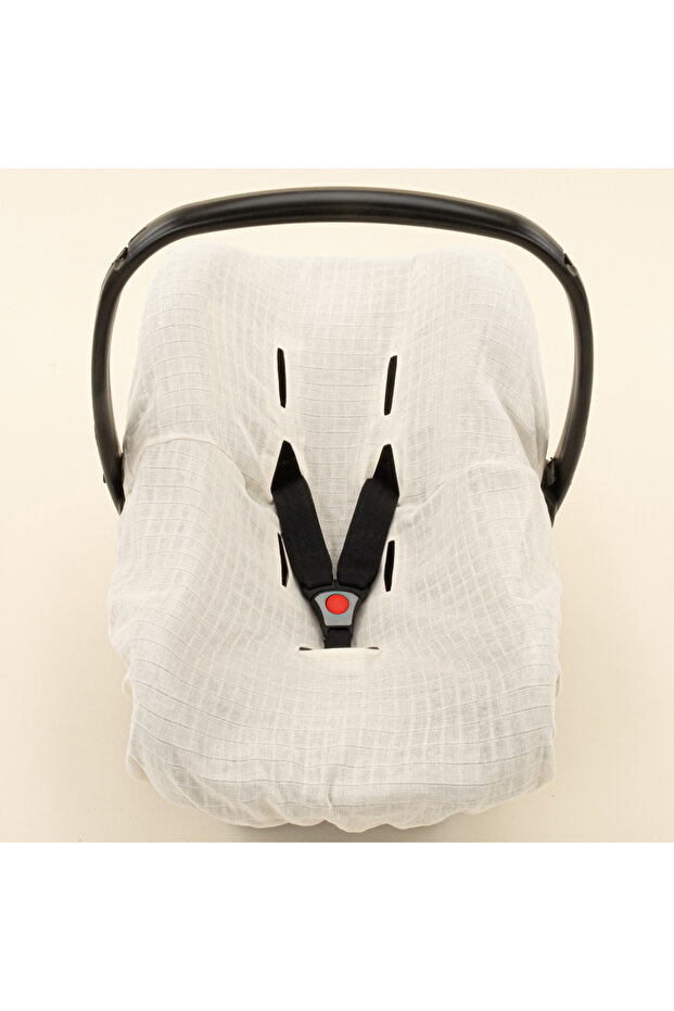Muslin Stroller Sheet or Cover - Cream Muslin