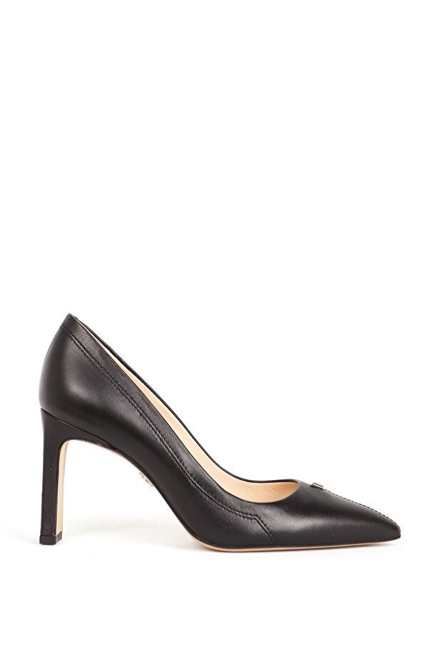 Women's Pointed Toe Heeled Shoes Real Leather Sy 27455