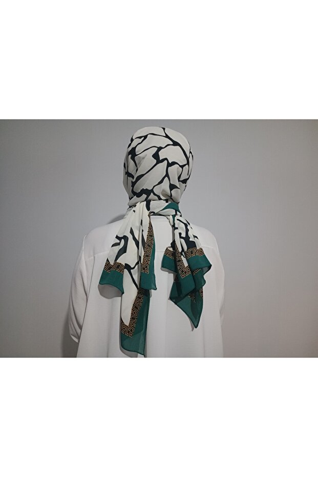 شال ناعم منقوش بالرخام المجعد - 2