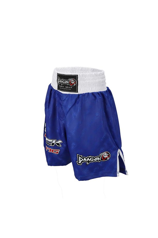 Kf1003 Mavi Kick Boks Şort ve Profesyonel Dişlik Kick Boxing Şort Seti - 5