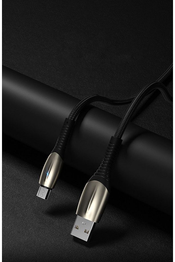1.5 Metre Metal Başlıklı Örgü Kablo Usb To Type-c - 2