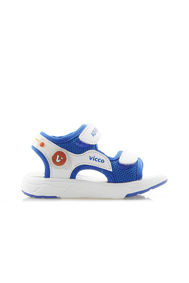 Vi̇cco Mocha Boys' Anatomical Light Sole Daily Sandals (19-25) 24Y 321.210 Be Cobalt Blue