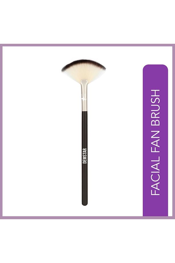 Professional For Make Up Addicts Aydınlatıcı Yelpaze Ve Maske Fırçası - 7