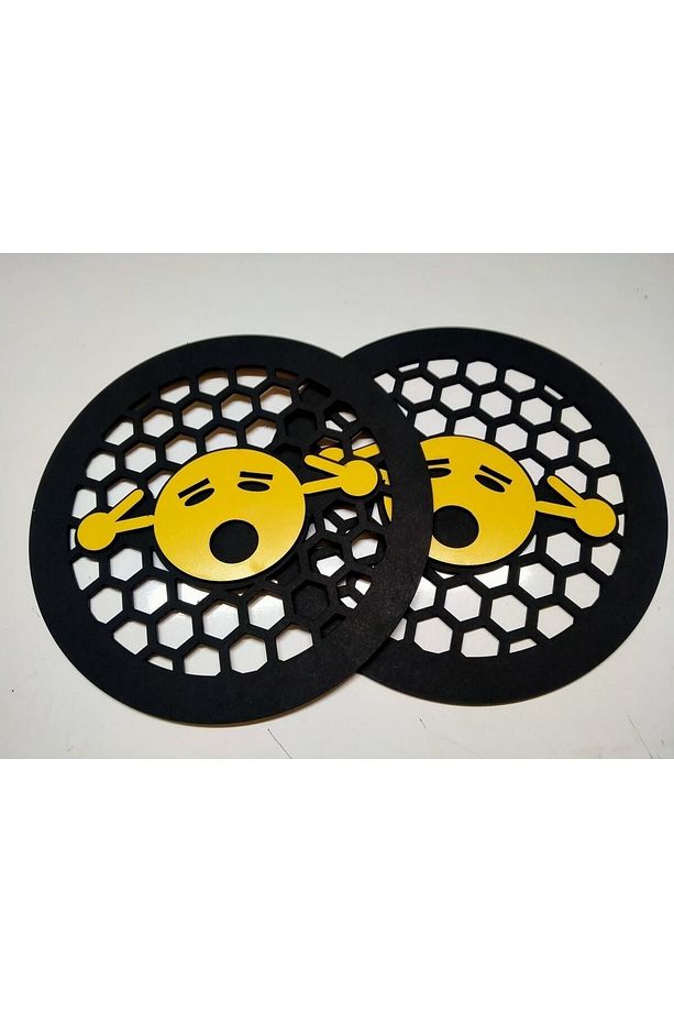 Mdf Oto Midrange Kapağı 1 Çift (2 ADET 20 CM) - 1