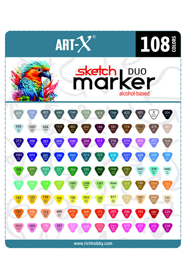 قلم رسم ART-X - قلم مزدوج الجوانب - 8