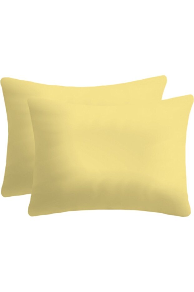 غطاء وسادة 50x70 سم (قطعتان) أصفر