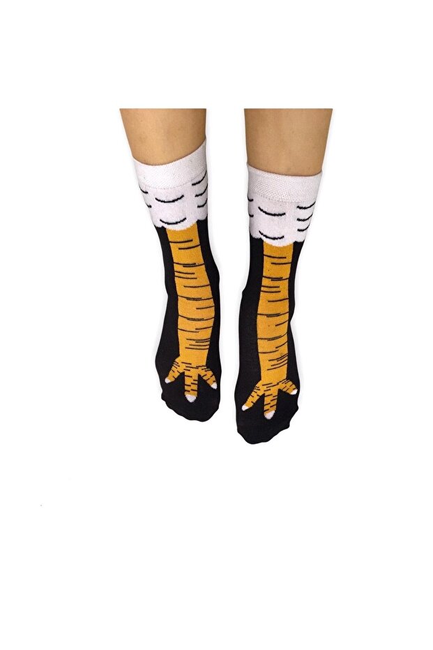 جوارب منقوشة بأقدام الدجاج - 4