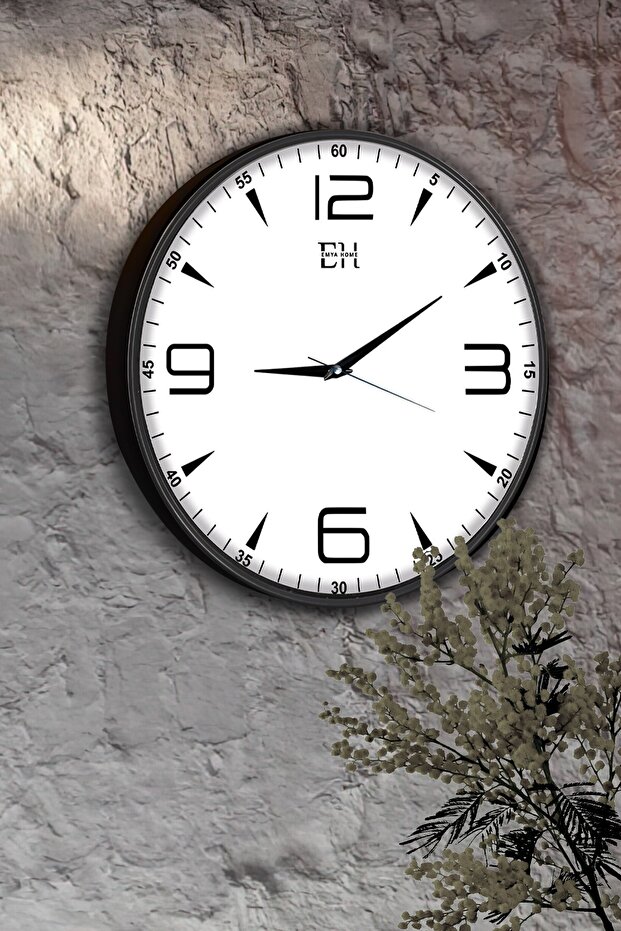 Modern Wall Clock Anthracite - 29 cm - 2