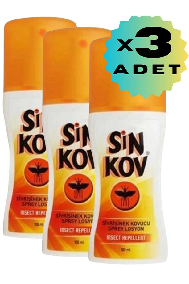 3Lü SİNKOV Sivrisinek Ve Karasinek Kovucu Losyon 100 ml x 3 ADET - 1
