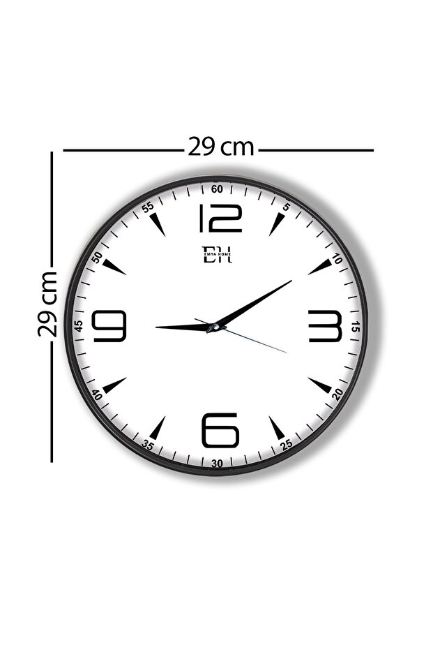 Modern Wall Clock Anthracite - 29 cm - 4
