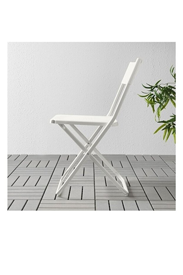 Fejan Katlanabilir Sandalye, Beyaz - 3