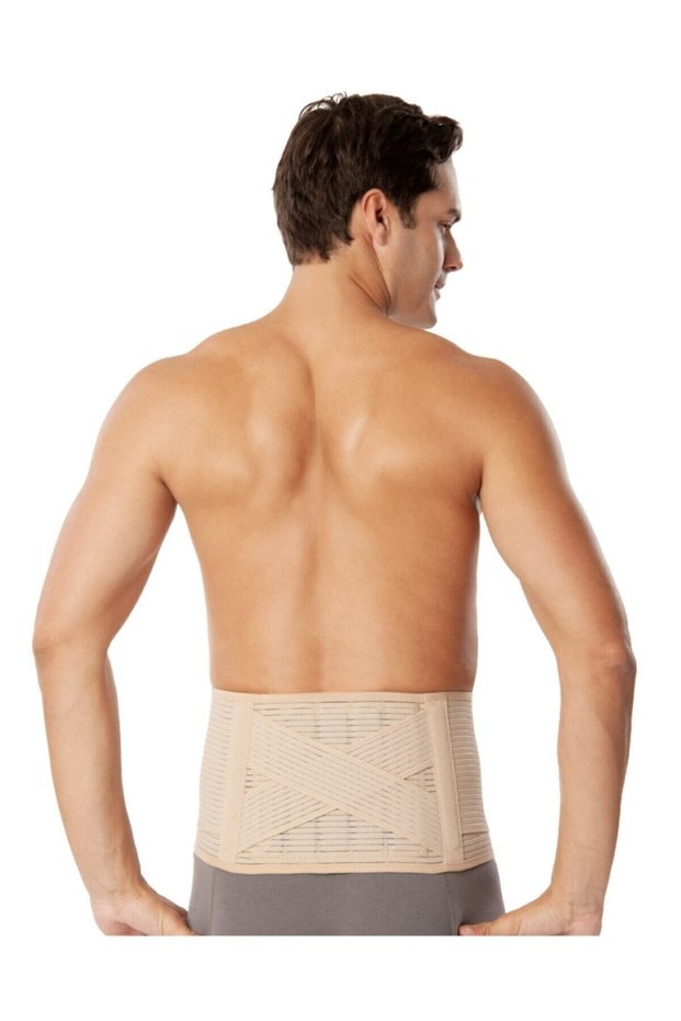 Unisex Beige Color Waist Corset 145