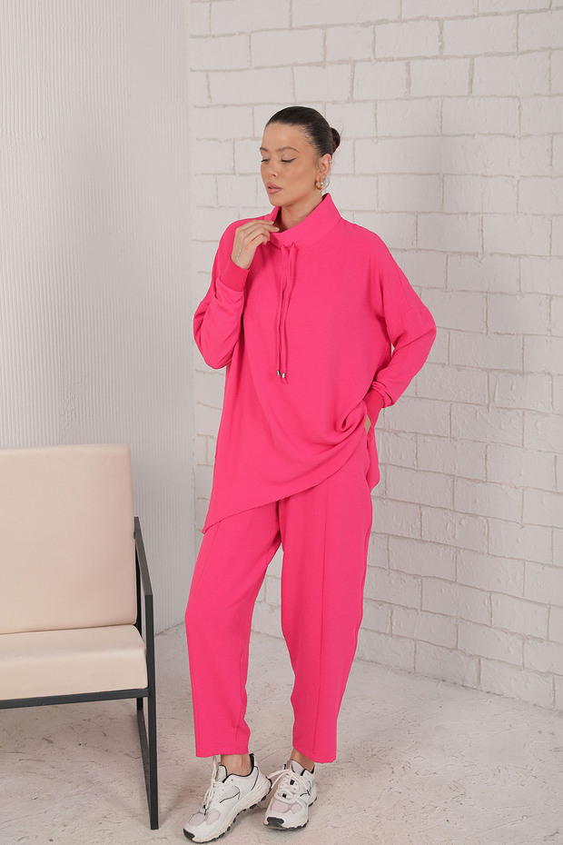 طقم تونيك فوشيا أساسي - 32-2207 - 1