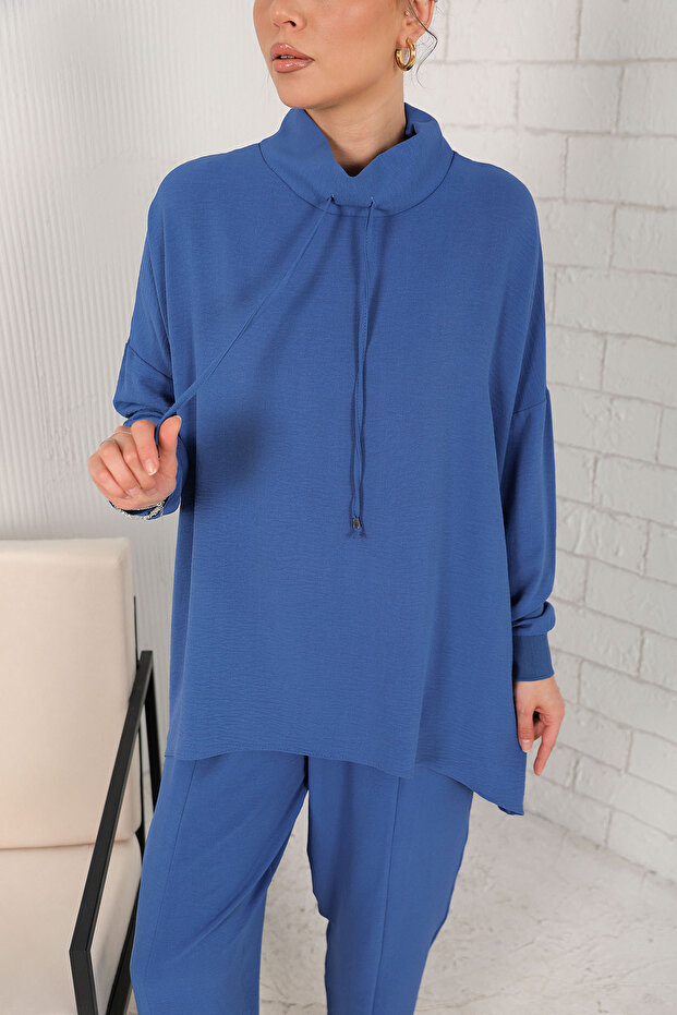 طقم تونيك أساسي نيلي - 32-2207 - 5