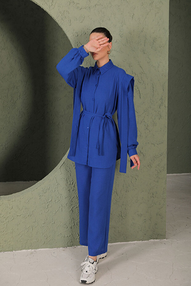COBALT BLUE Shirt Set - Model 32-3124