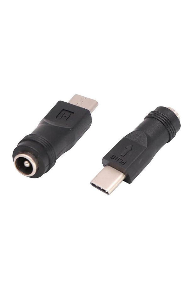 - Type-C Erkek to 5.5*2.1 Dişi Soket Çevirici Power Şarj Ucu DC Güç Adaptörü - 5