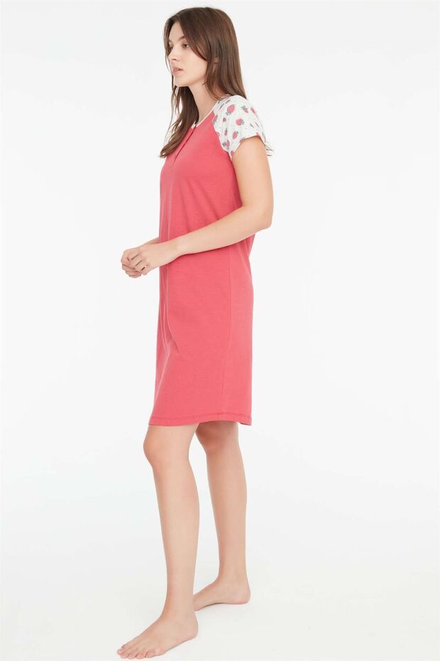 Rochie de damă cu model căpșuni - 2