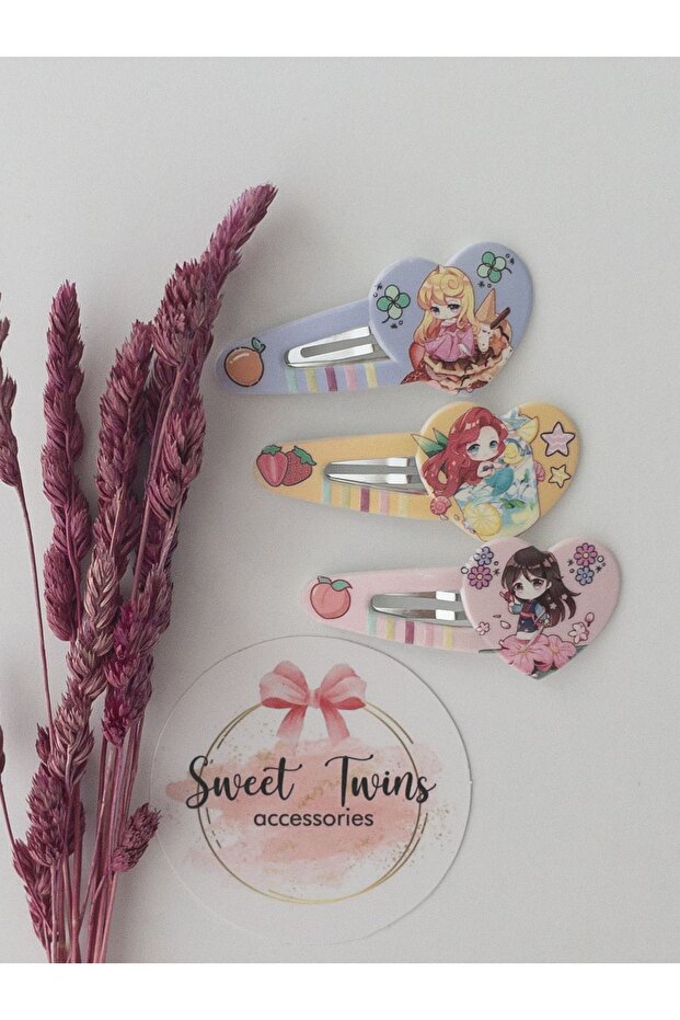 Set kopči u obliku srca - 1