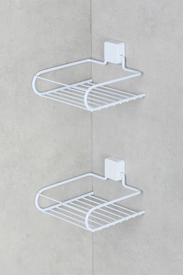 Lifetime Stainless Adhesive Bathroom Shelf, Bathroom Organizer, Bathroom Organizer, Shampoo Shelf