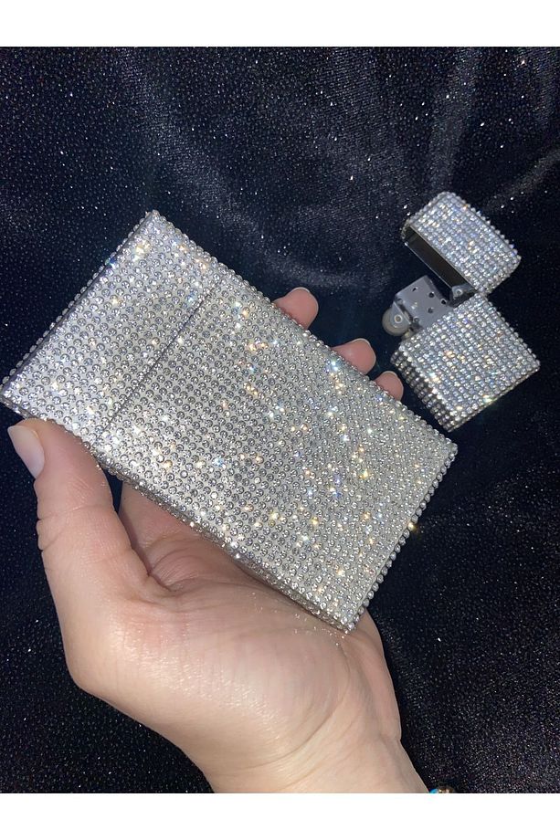 Slender Sigara Kutusu Ve Zippo Çakmak Touch Blue - 4