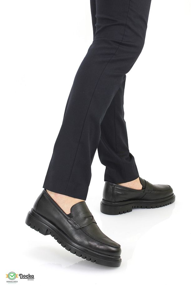 Doçka Erkek Hakiki Deri Kalın Taban Loafer Ayakkabı RP24/LF5207 - 7