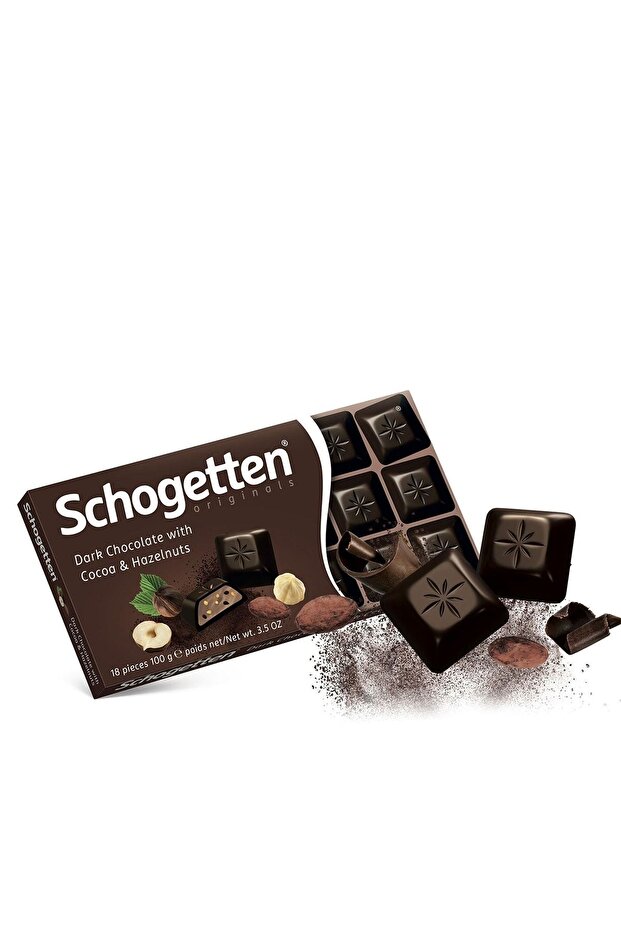 Dark Chocolate With Hazelnuts 100gr - 1