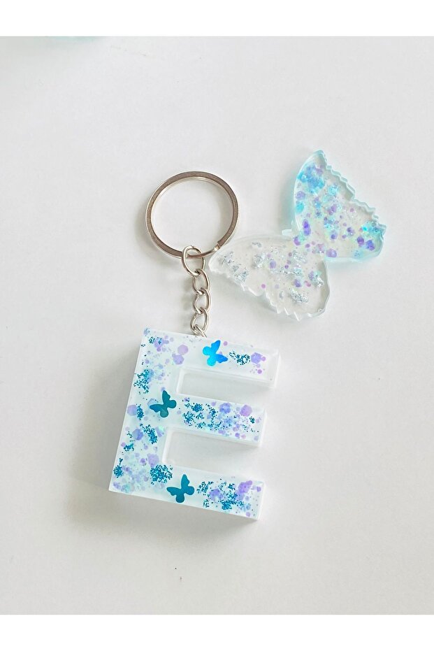 هدية سلسلة المفاتيح حرف E - 5