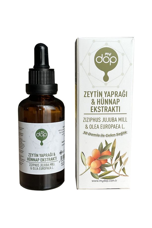 ZEYTİN YAPRAĞI VE HÜNNAP EKSTRAKTI 50 ML MYDOP - 1