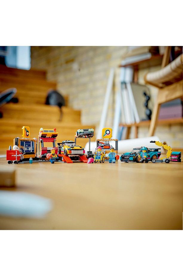 ® City Araç Modifiye Atölyesi 60389 - 6 Yaş ve Üzeri Çocuklar için Yapım Seti (507 Parça) - 9