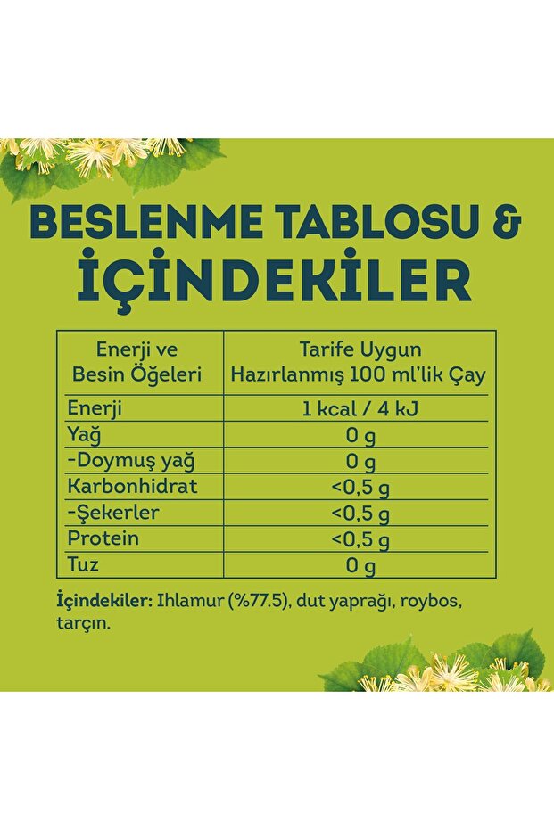 Ihlamur Bardak Poşet Bitki Çayı 32 gr - 3