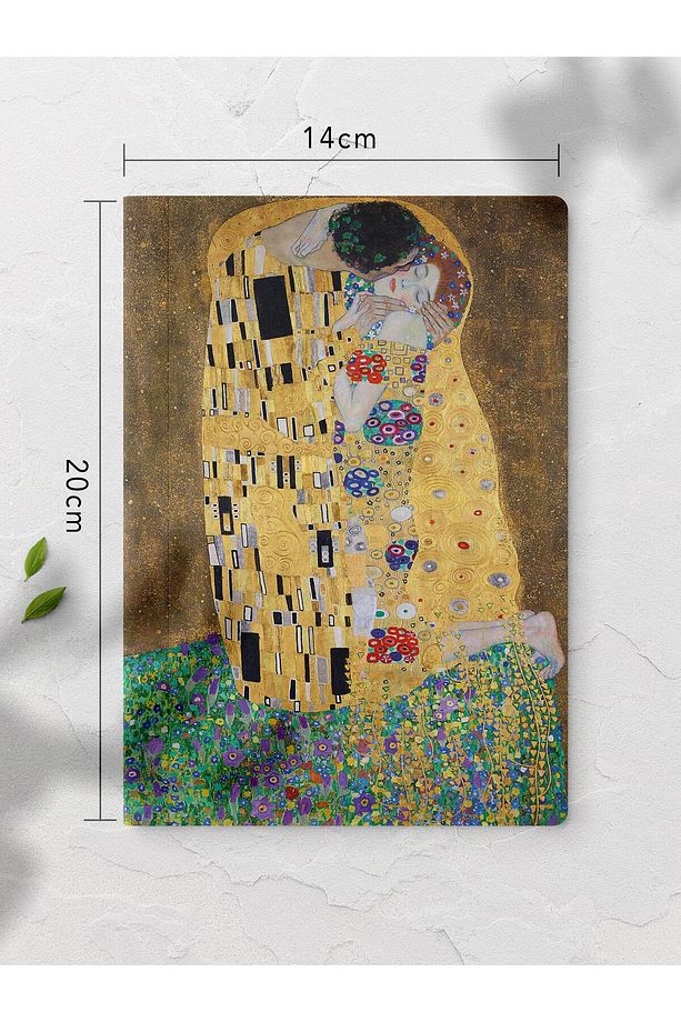Çizgisiz Defter, Klimt Notebook 4 Adet, Akıl Defteri, Sanat Not Defteri, 64 Sayfa 14*21cm - 5