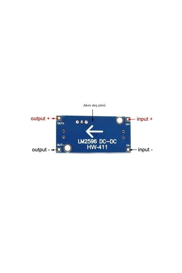 Mini Ayarlanabilir 3A  Dc-dc Voltaj Düşürücü Step Down Modülü  LM2596 - 4