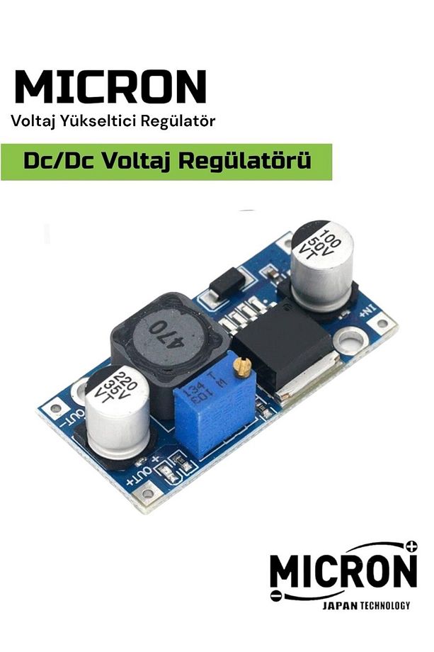 Mini Ayarlanabilir 3A  Dc-dc Voltaj Düşürücü Step Down Modülü  LM2596 - 1