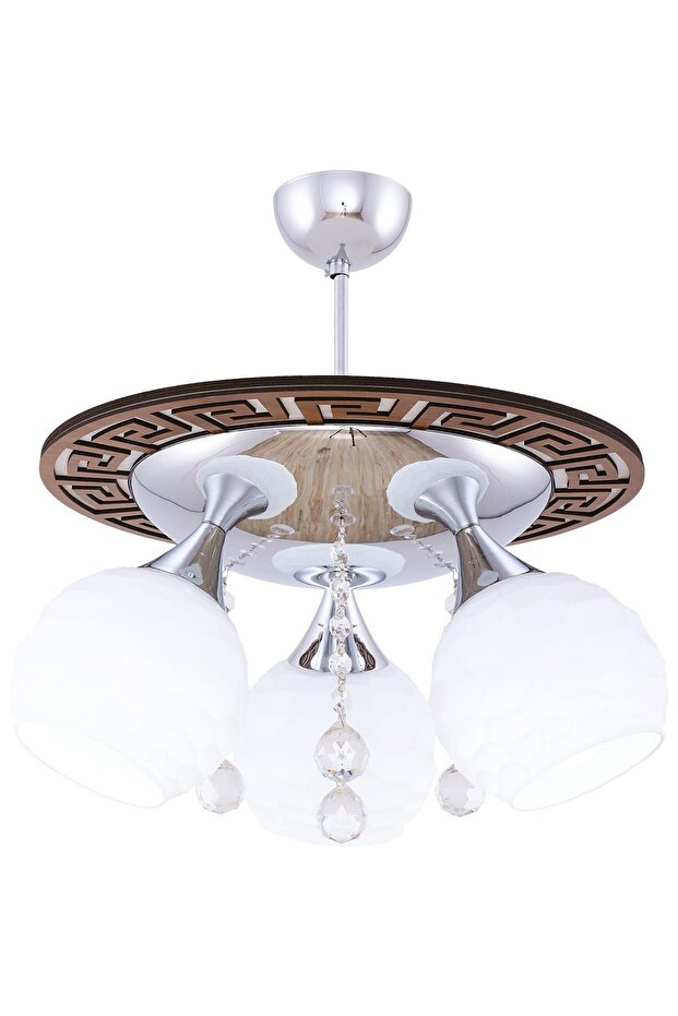 Penta 3'lü Ceviz Avize - 5