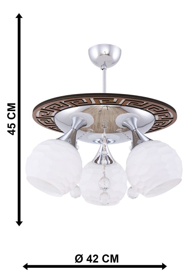 Penta 3'lü Ceviz Avize - 3