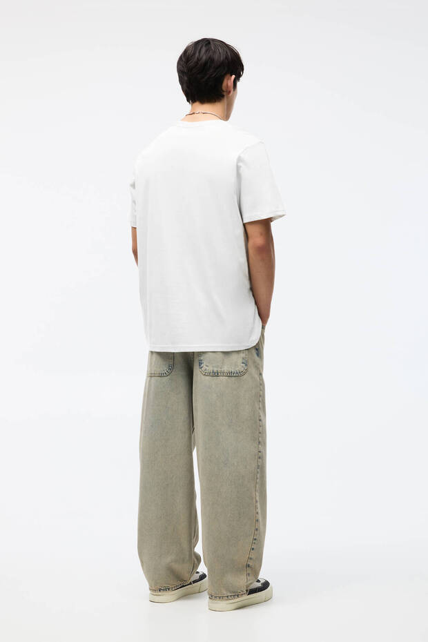 3’lü basic regular fit t-shirt paketi - 2