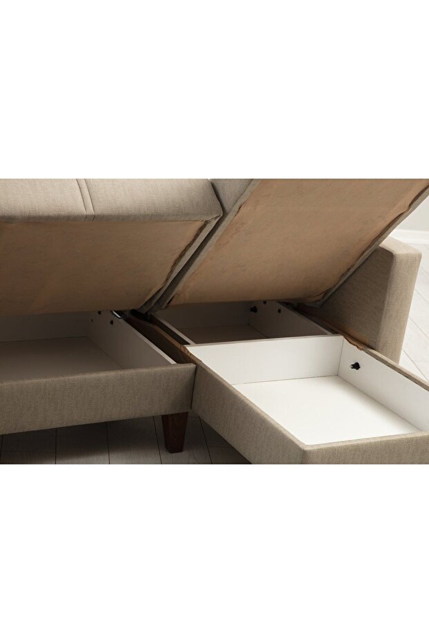 Polya Köşe Koltuk - Bej 92 - 6