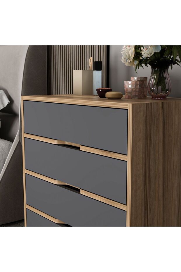 Elina Şifonyer 4ç - Dore Antrasit - 3