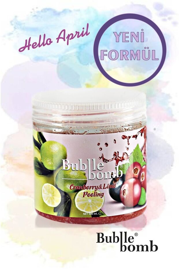Cranberrylime Peeling 500ml Vücut Bakım Peeling - 5