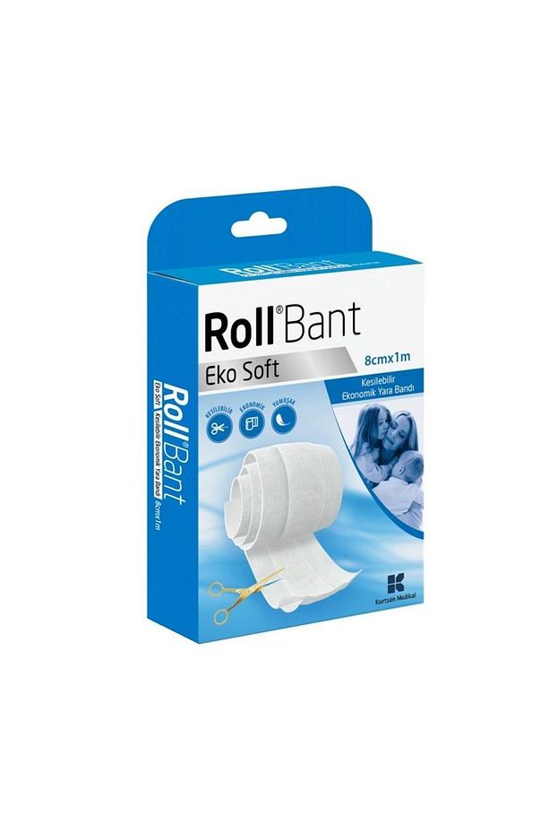 Bant Eko Soft Yara Bandı Kesilebilir 8 cm x 1 Mt. - 1
