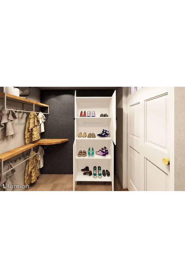 Faro Mdf 4 Raflı Çok Amaçlı Mutfak Banyo Ayakkabılık Dolap 60cm - 4