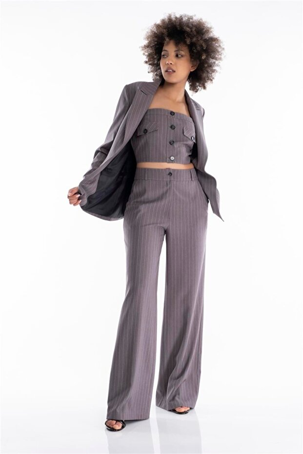 ÇİZGİLİ CEKET - 3