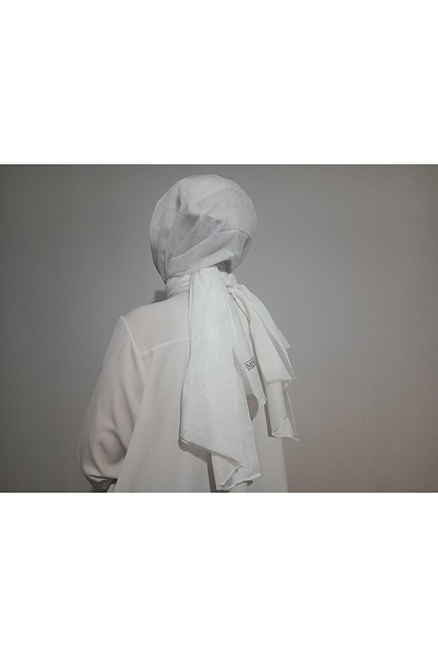 Monogram Patterned Shawl - 1